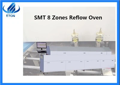 8 tsooni täisautomaatne SMT Reflow ahi LED-s